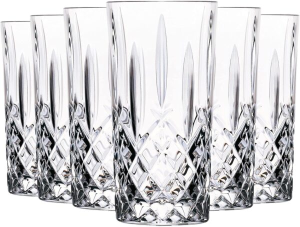 Lot de 6 Verres Highball en Cristal RCR "Orchestra Collection"