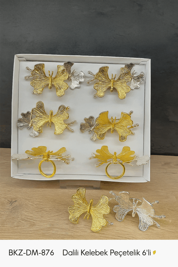 ChatGPT Image 28 juil. 2025, 13_29_46 Ronds de Serviette Papillon( lot de 6)