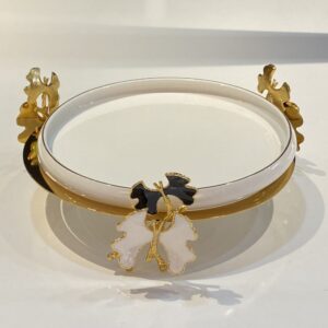 S205221215544440852-ESM3027 (4)_zoom Plateau Décoratif "Feuilles d'Or et Porcelaine"